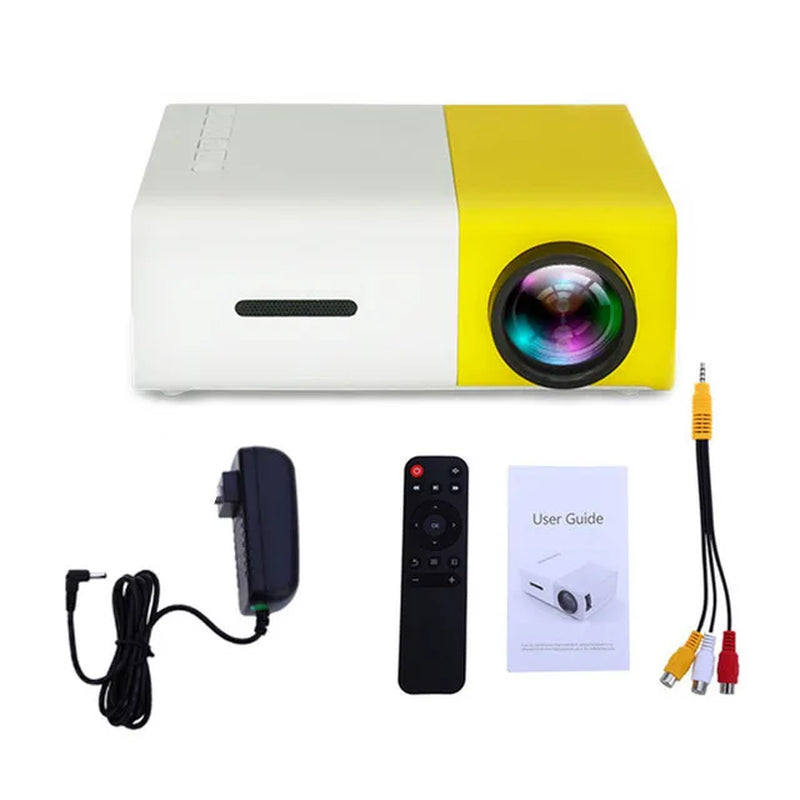 "Mini Projector β 1080P Full HD Support, Portable LED Projector, 4K Video Playback, Multiple Connectivity Options "