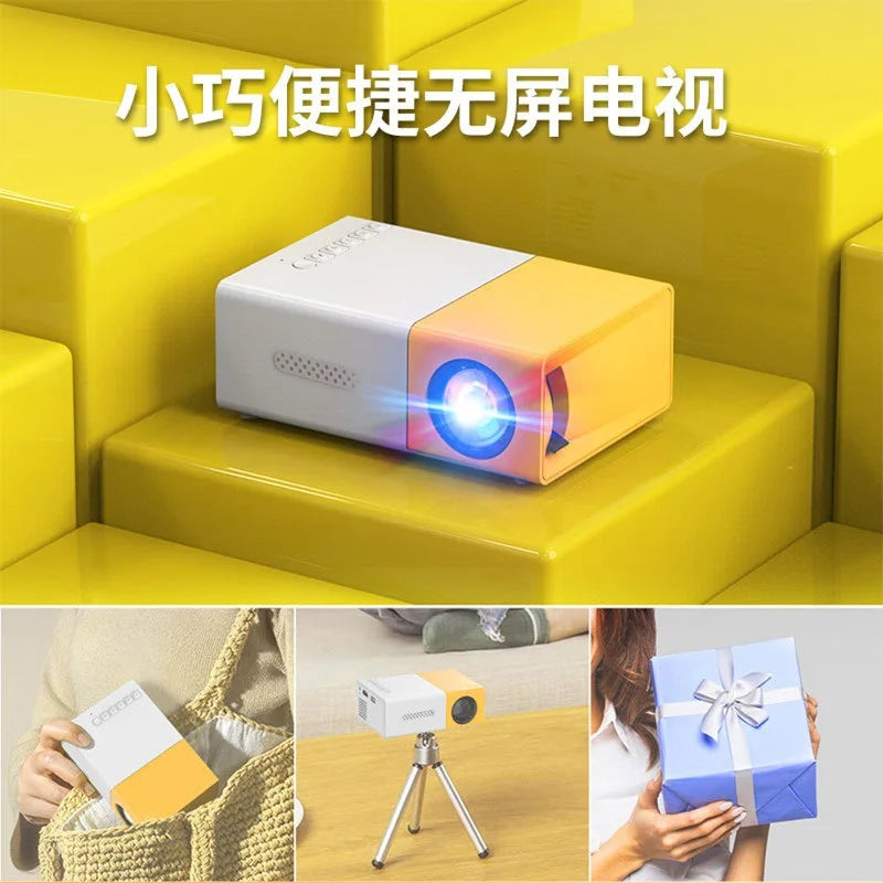 "Mini Projector β 1080P Full HD Support, Portable LED Projector, 4K Video Playback, Multiple Connectivity Options "