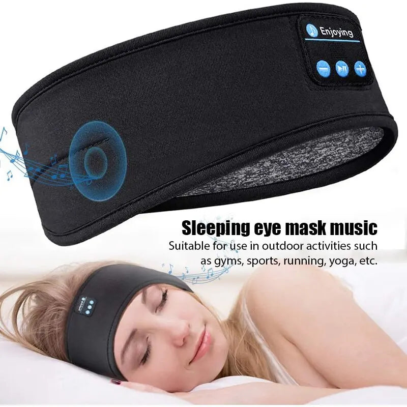 Bluetooth Sleep Headband β Wireless Headphones, Built-In Speakers, Comfortable Fabric, 10-Hour Battery Life